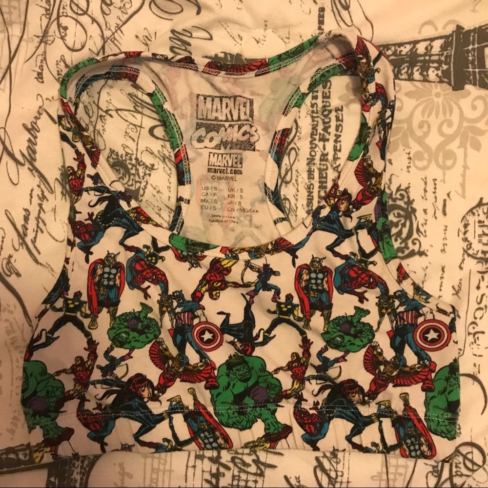 Marvel sports bra